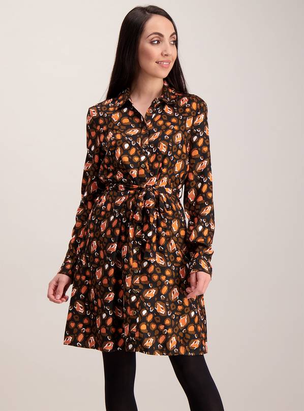 Buy Online Exclusive Multicoloured Leopard Print Shirt Dress 2